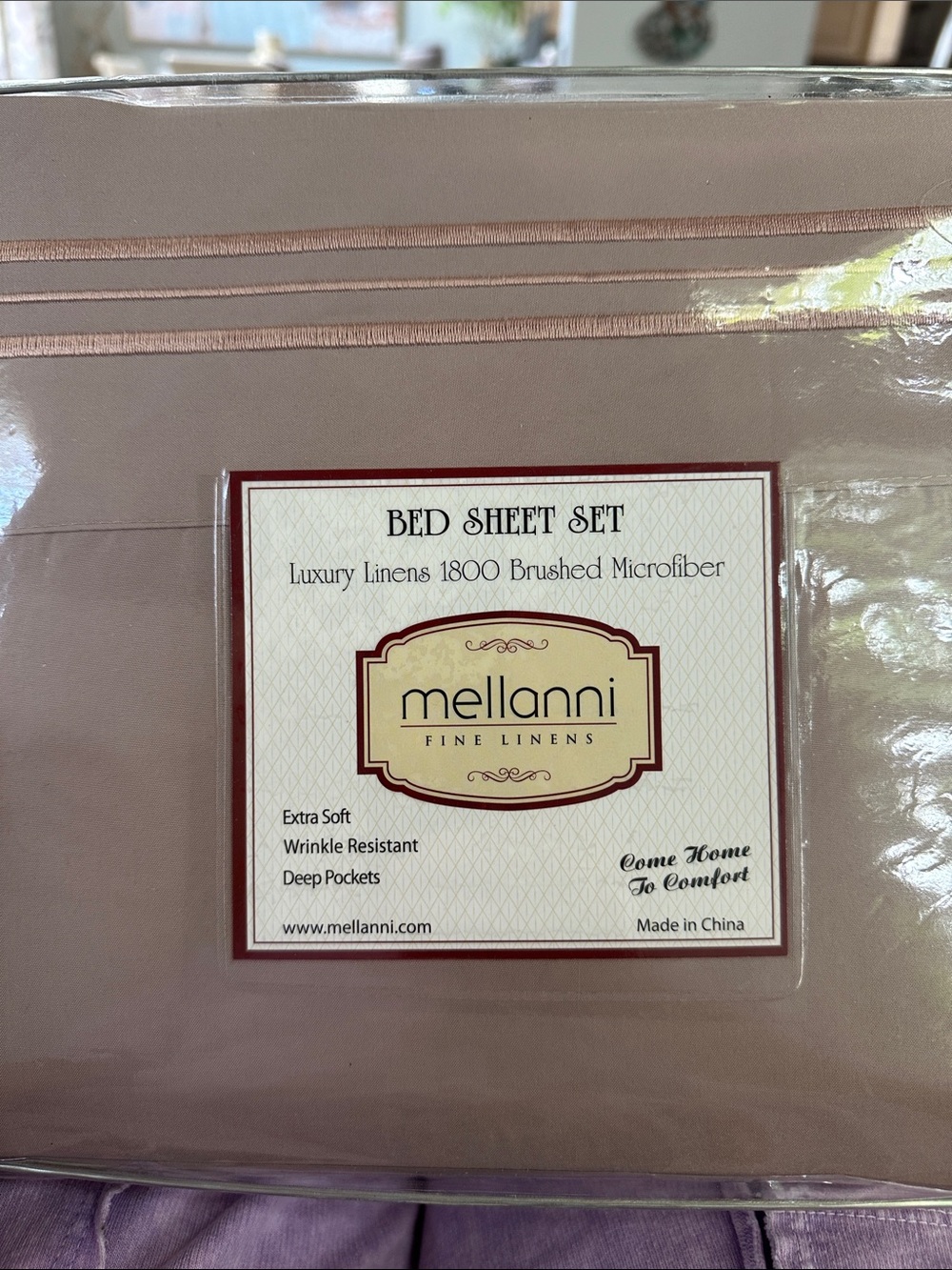 Mellanni Luxury 1800 Microfiber King Bed Sheet Set